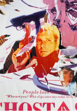 Ghost In The Shell / Blade Runner (Italian) - One Sheet - Torn Movie Poster Collage on Canvas