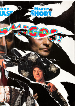 Goodfellas / The 3 Amigos - One Sheet - Juxtaposed Ripped & Torn Film Posters on Canvas